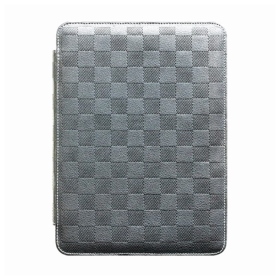 iPad Air 時尚精品-商用站立式保護套(大方格紋-黑)