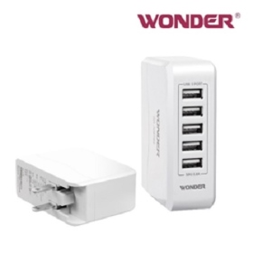 旺德 WA-A06TS5 USB智能充電器